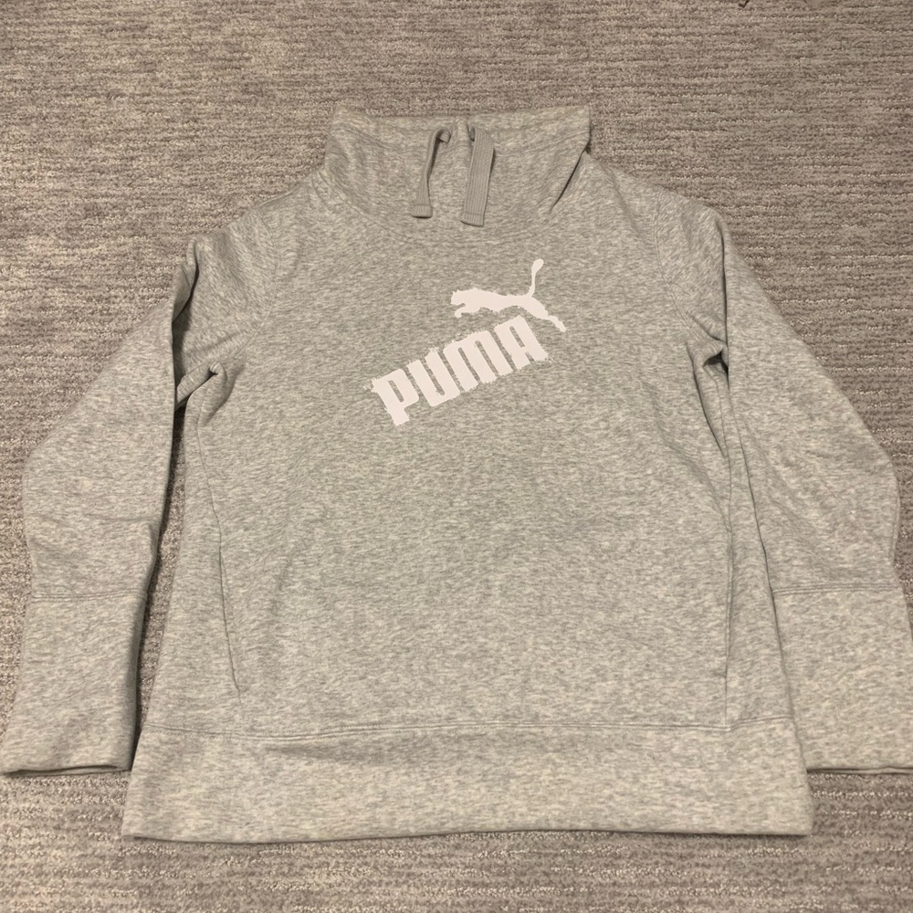 Puma Gray Cowl Neck Sweater